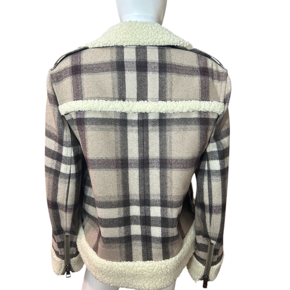 Burberry Shearling wool Jacket - size 8 - Picture 2 of 7